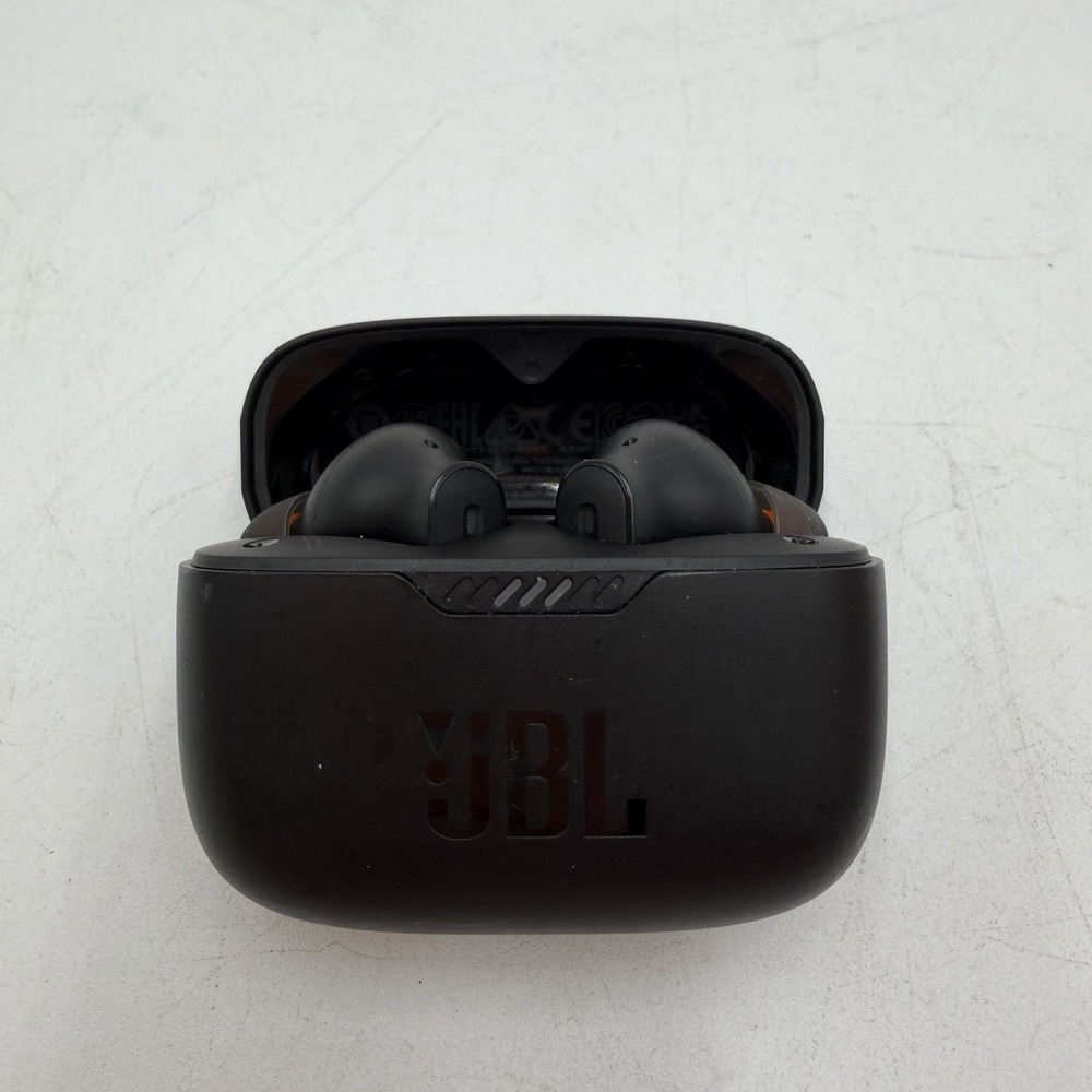 JBL Tune 230NC TWS Bluetooth Noise Cancelling Earbuds Black Tested No Charger